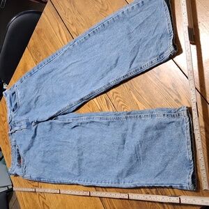 EMPYRE Jeans Mens 32 BLUE STRAIGHT LEGS  Denim Pants Used Preowned Work RELAX